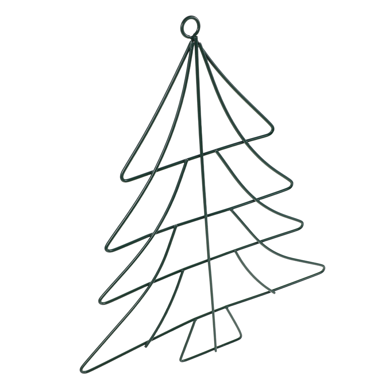 Wreath Form Wire - Christmas Tree Shaped Iron Wreath Frame