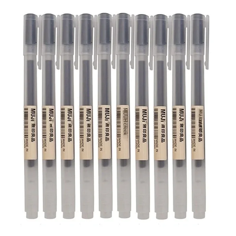 Pentel Pen Energel - 6/8Pcs/Set MUJIs Gel Pen Black/Red/Blue 0.38/0.5mm