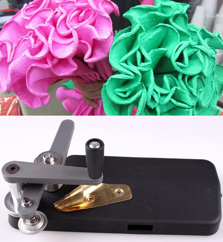 Florist Flower Supply - Thin teeth flowers paper machine,Wave curling,Crepe