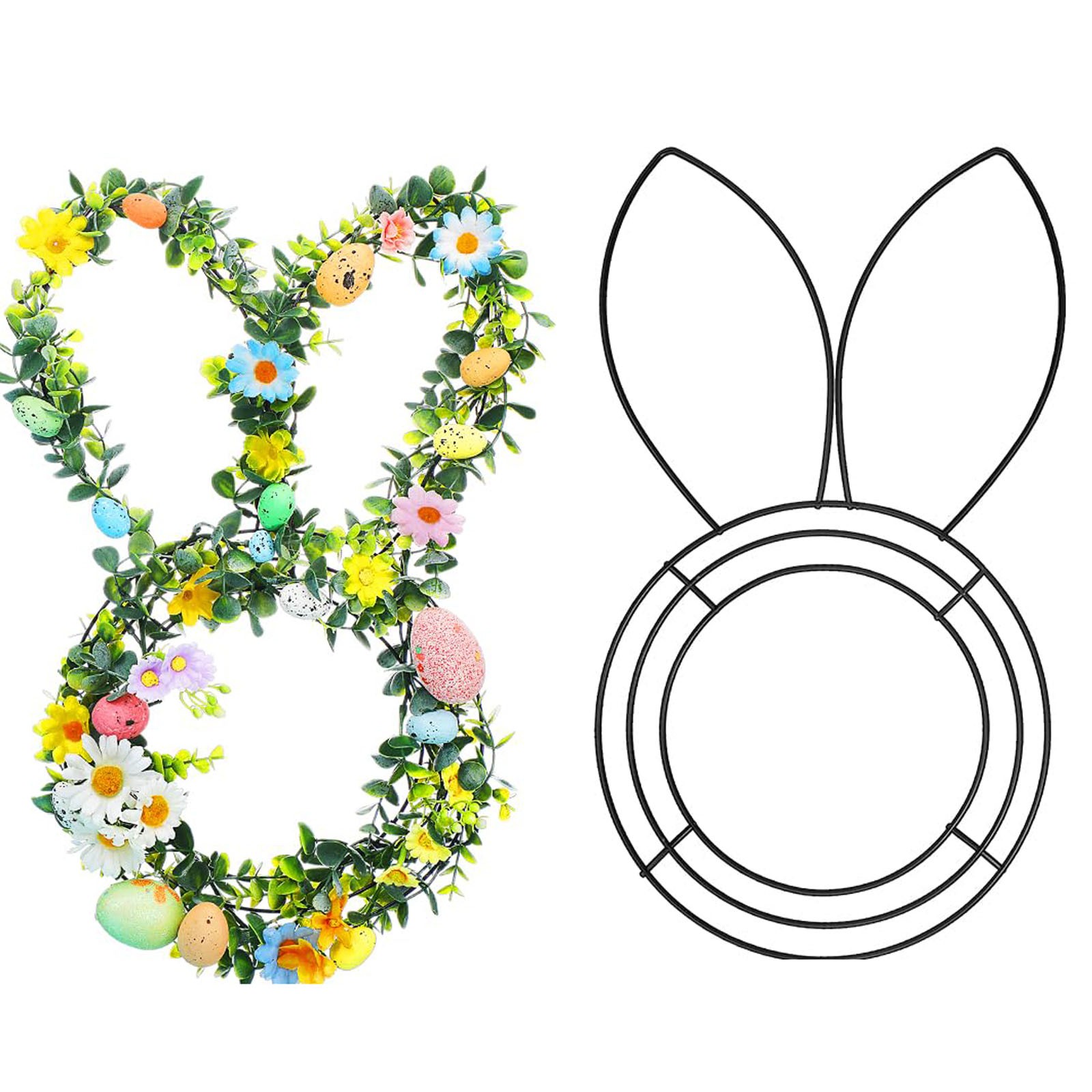 Easter Bunny Shaped Wire Wreat - Wreath Form Wire recension och pris