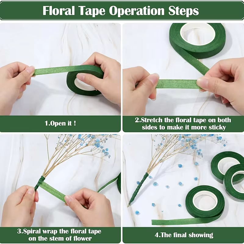 20Yards Green Bouquet Floral T - Florist Flower Supply recension och pris