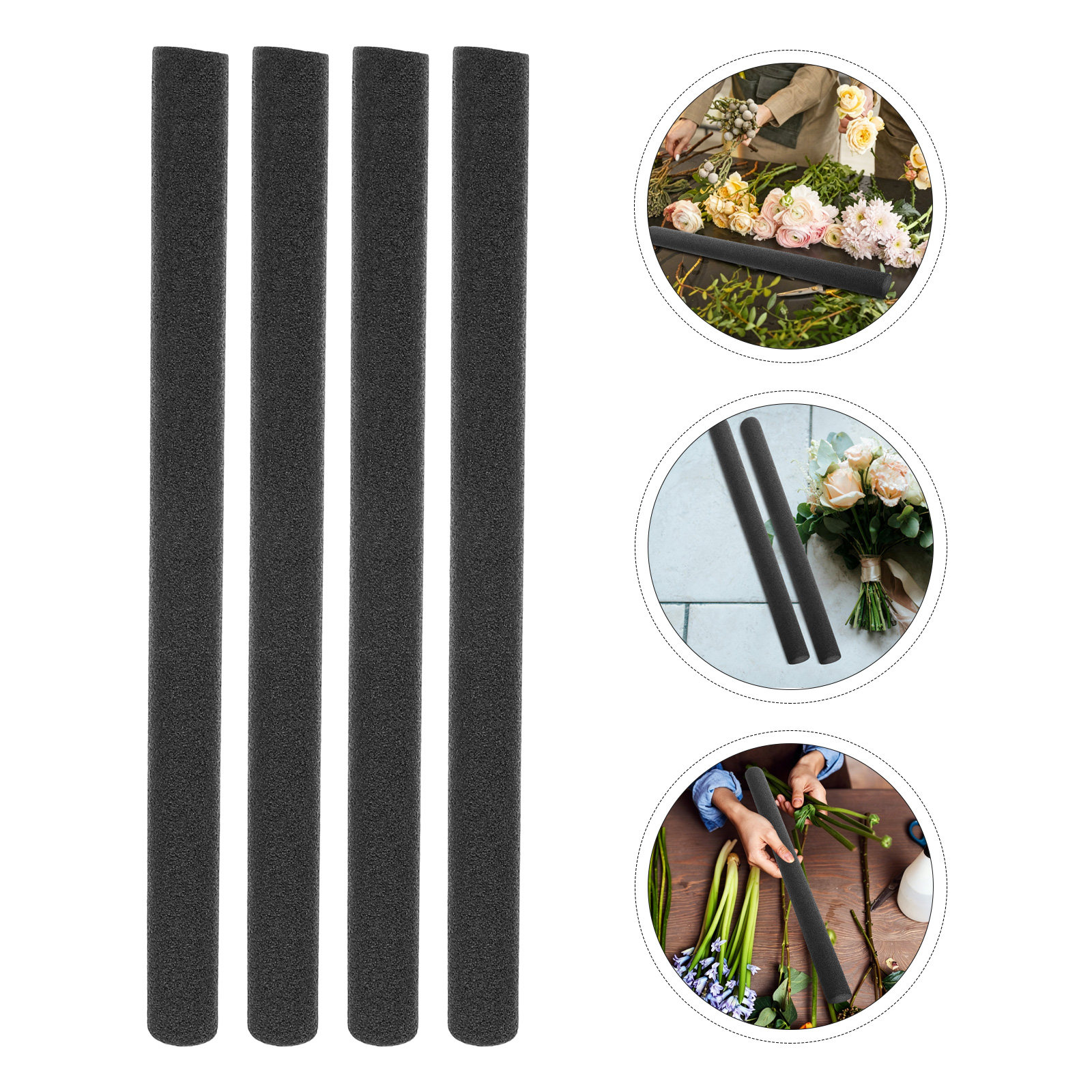 8Pcs Floral Foam Rods Black 1. - Florist Flower Supply recension och pris