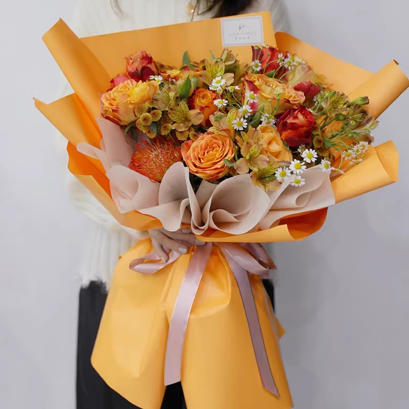 Korean Style Solid Color Paper - Florist Flower Supply recension och pris