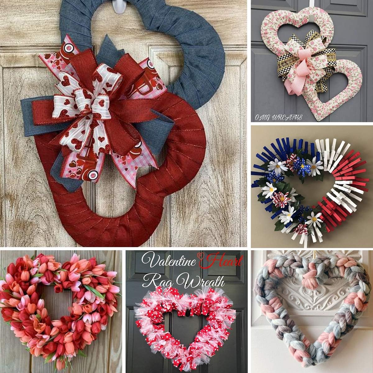 3 Pack Premium Metal Heart  Fo - Wreath Form Wire recension och pris