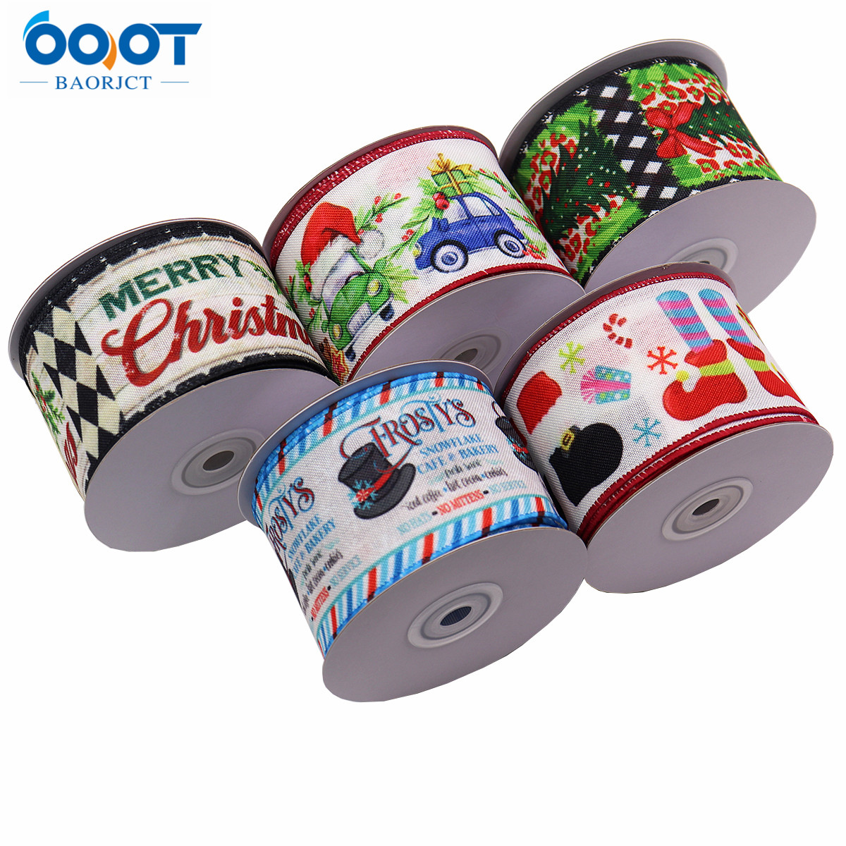 Christmas Wired Edge Ribbons 2 - Wreath Form Wire recension och pris