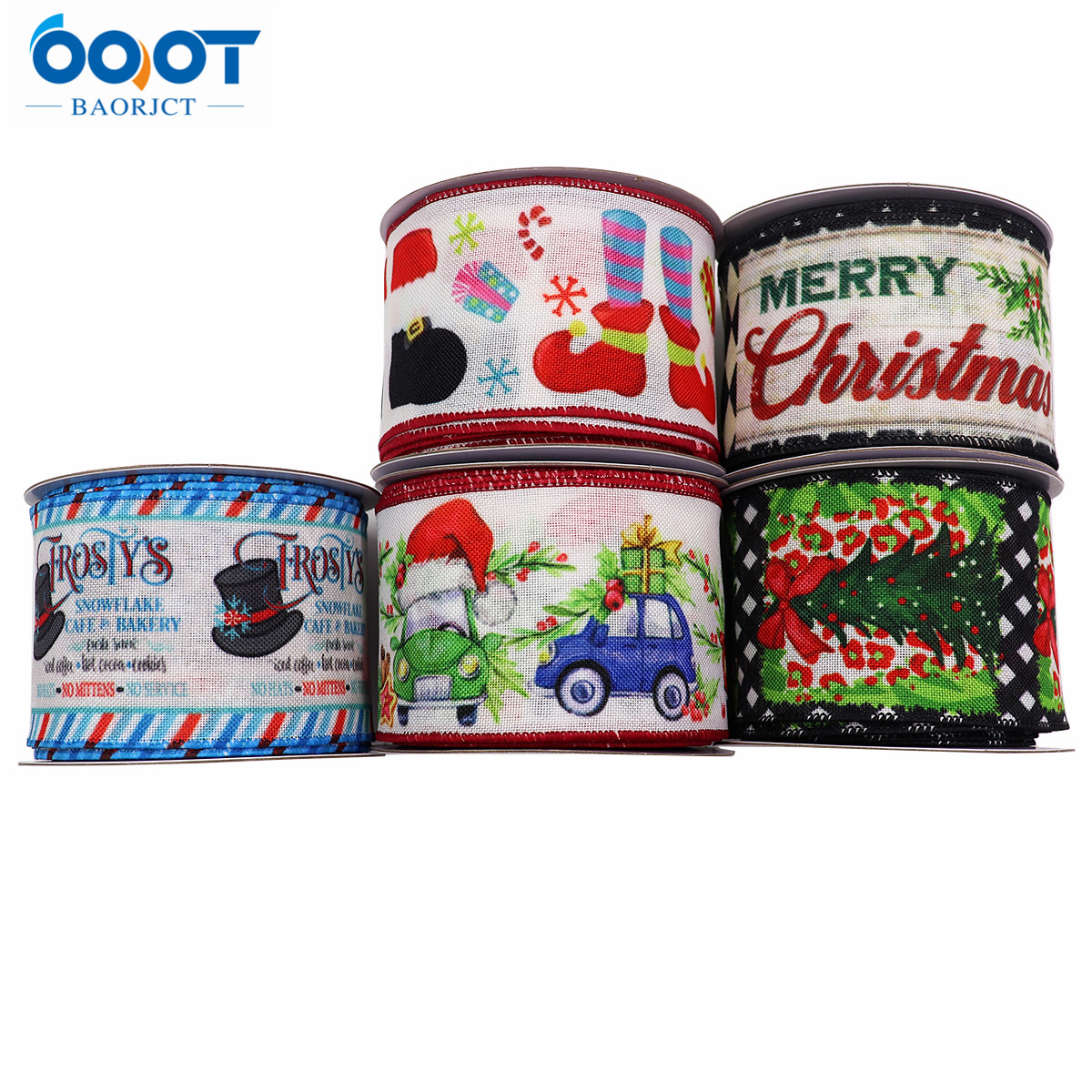 Christmas Wired Edge Ribbons 2 - Wreath Form Wire recension och pris