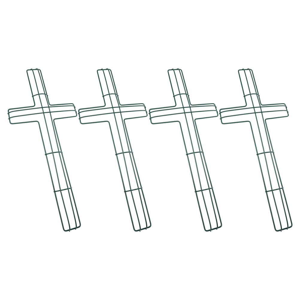 4Pcs Flower Wreath Iron Frame  - Wreath Form Wire recension och pris