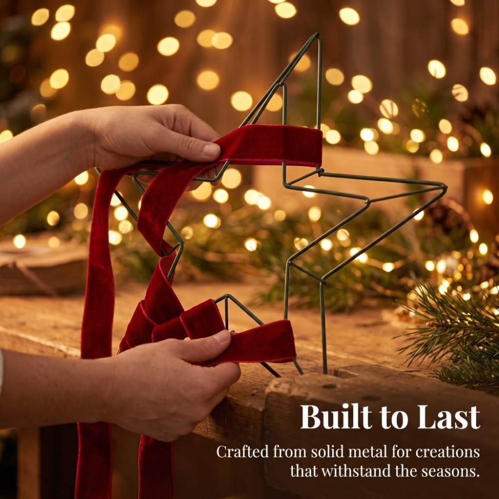 Festive Hanging Metal Wire Sta - Wreath Form Wire recension och pris