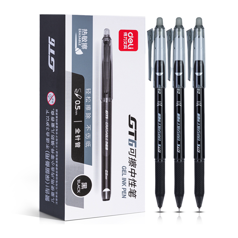 Deli Erasable Gel Pen 0.5mm Po - Pentel Pen Energel recension och pris