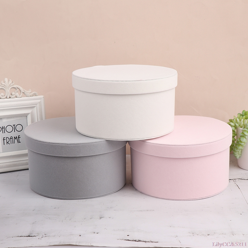 Velvet Round Flowers Box Gift  - Florist Flower Supply recension och pris
