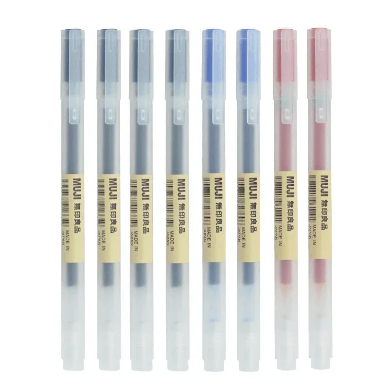 6/8Pcs/Set MUJIs Gel Pen Black - Pentel Pen Energel recension och pris