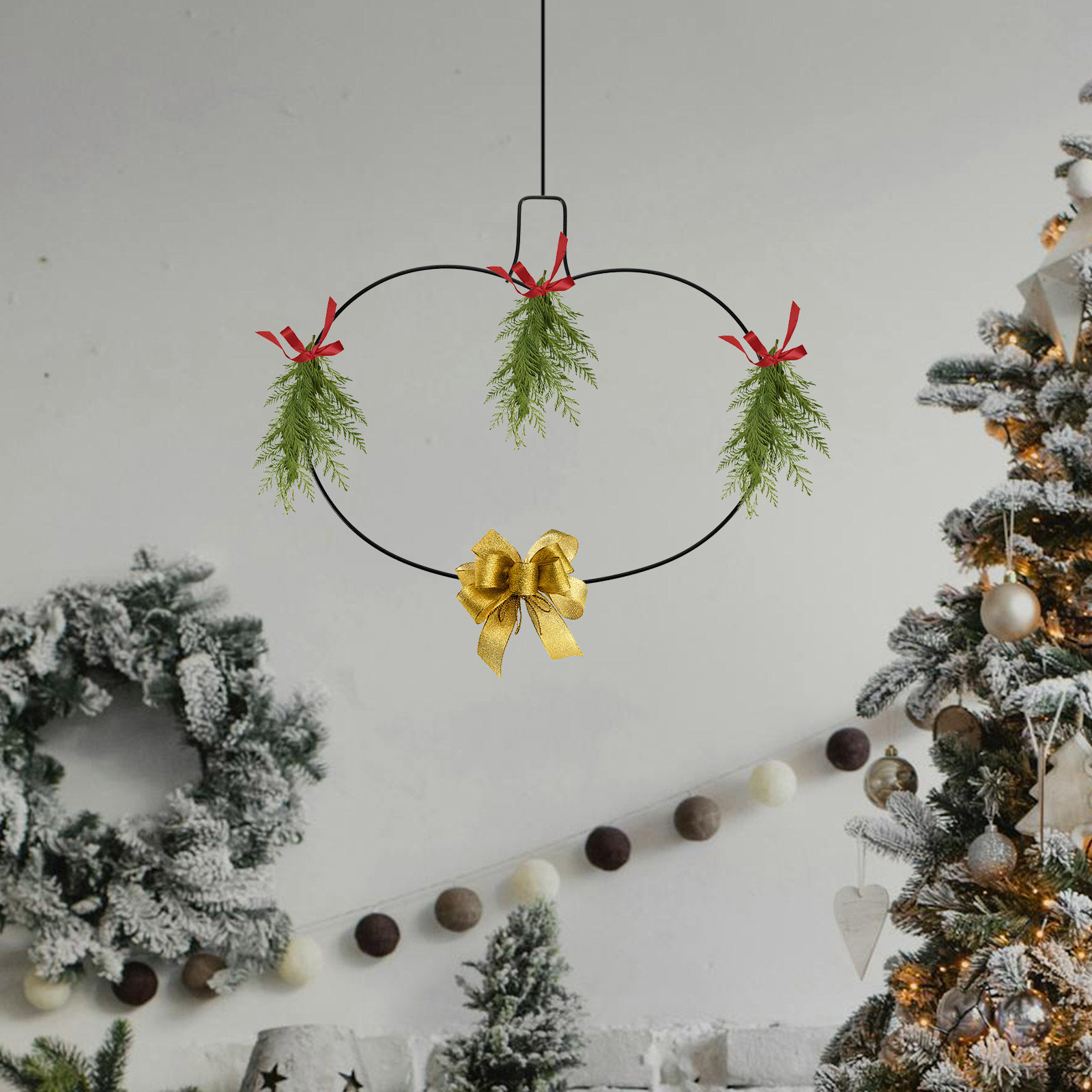 Pumpkin Shaped Metal Wreath Fr - Wreath Form Wire recension och pris
