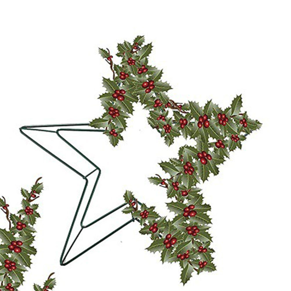 35Cm Star Shaped Wreath Frame  - Wreath Form Wire recension och pris