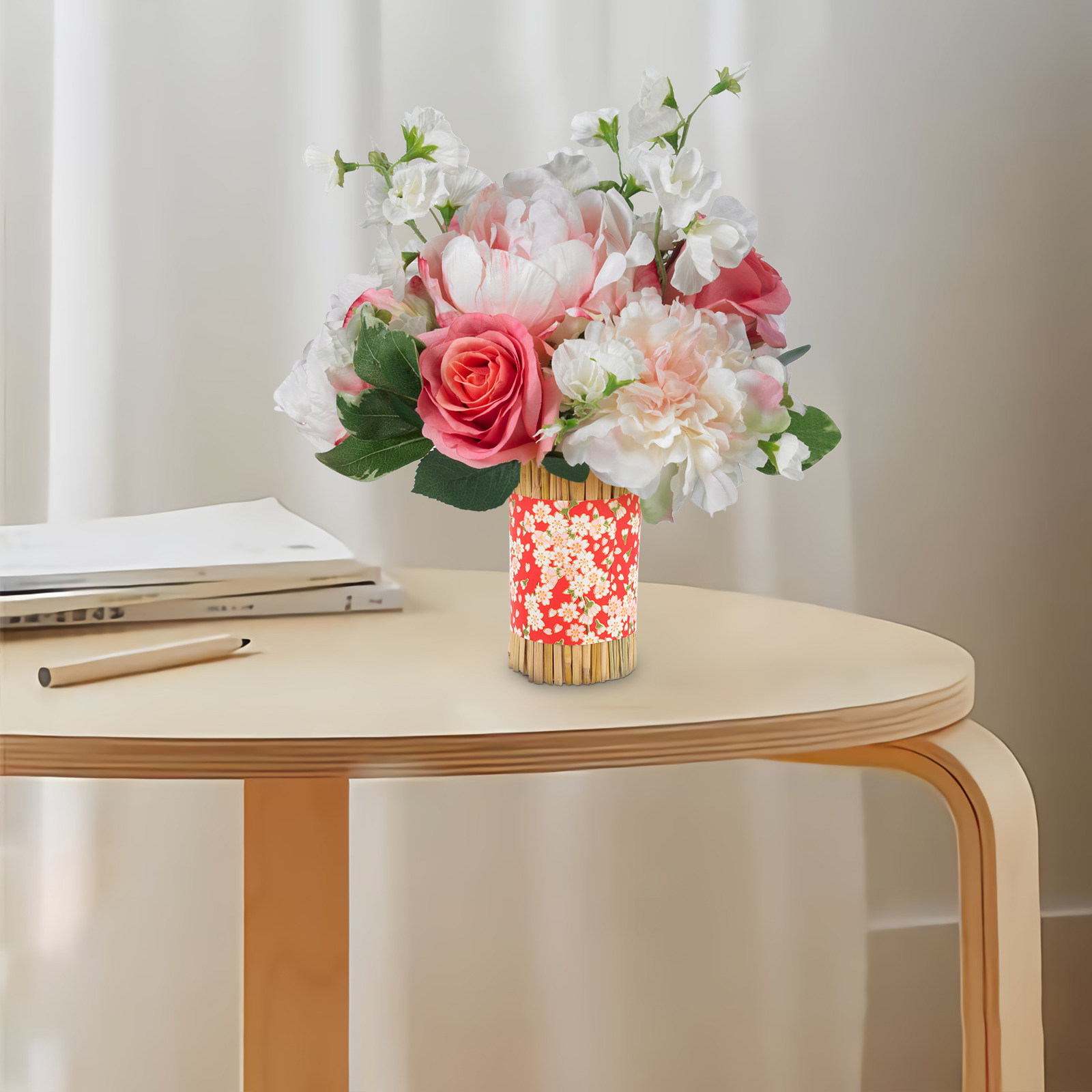 Straw Craft Decorative Vase Dr - Florist Flower Supply recension och pris