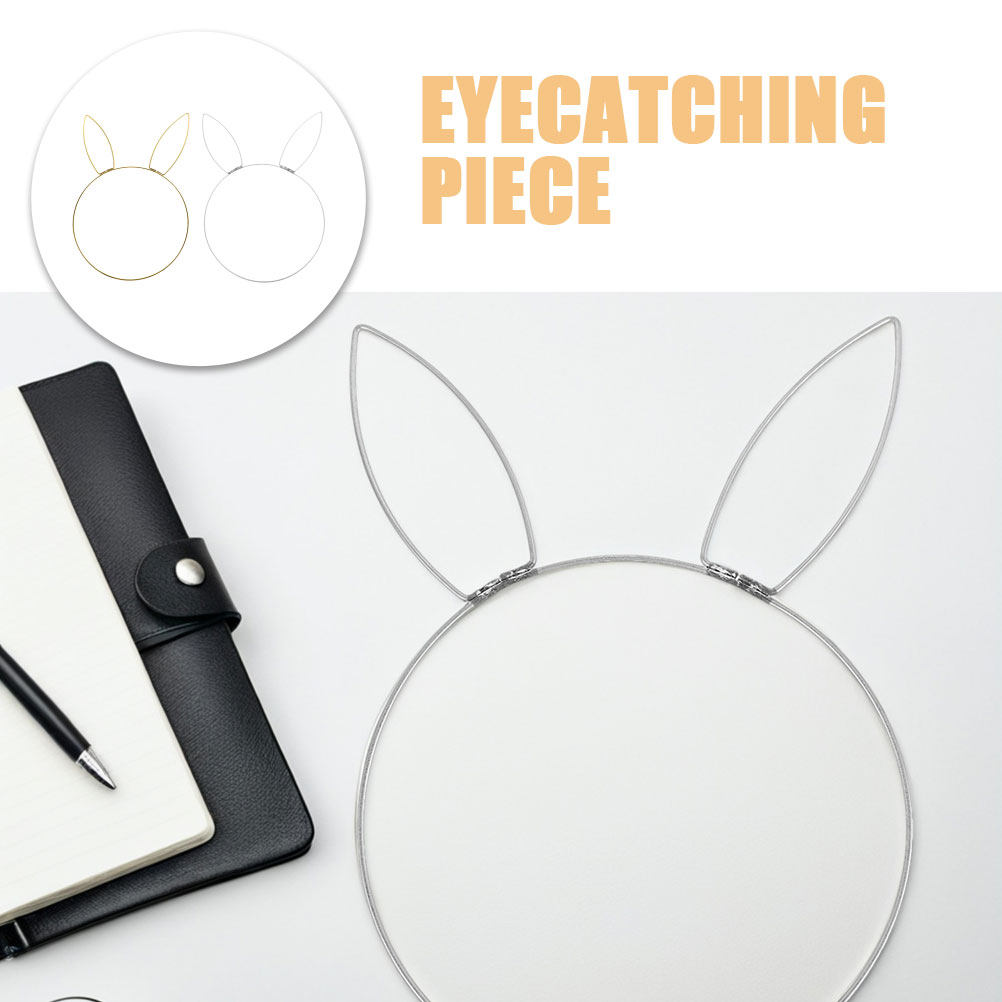 2Pcs Rabbit Head Floral Wreath - Wreath Form Wire recension och pris